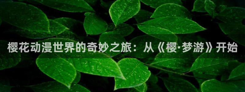 age樱花动漫：樱花动漫世界的奇妙之旅：从《樱·梦游》开始